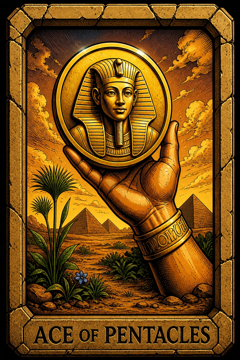Tarot Egipcio 3D · Carta 2
