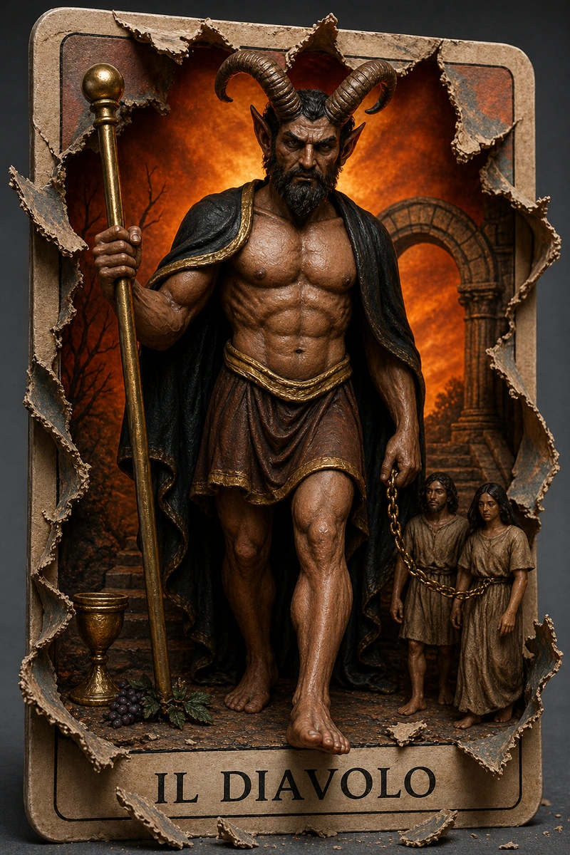 Tarot Leonardo y Miguel Ángel · Carta 2