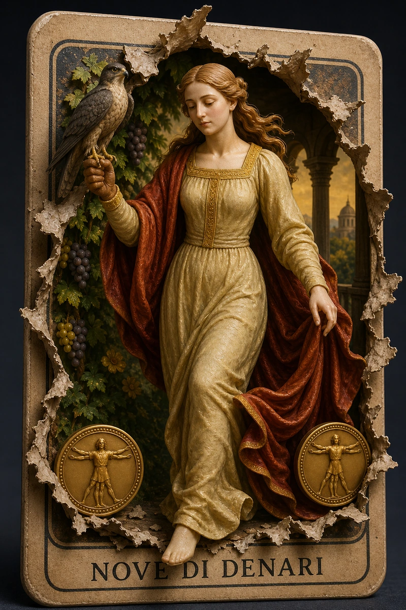 Tarot Leonardo y Miguel Ángel · Carta 3