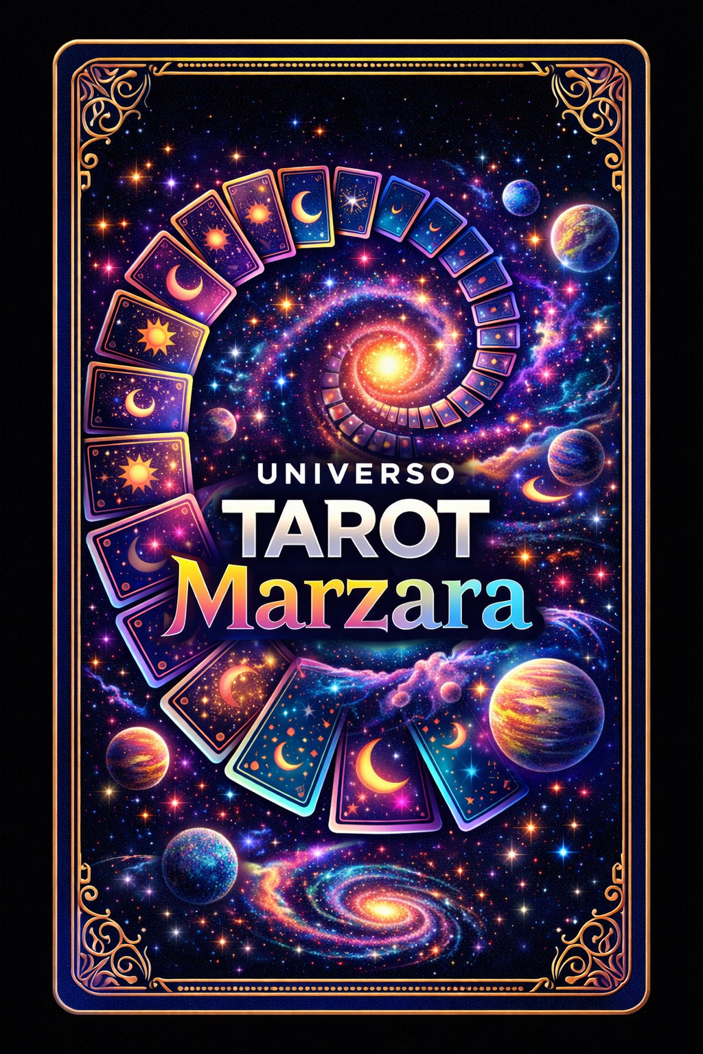 Reverso del mazo Universo Tarot Marzara
